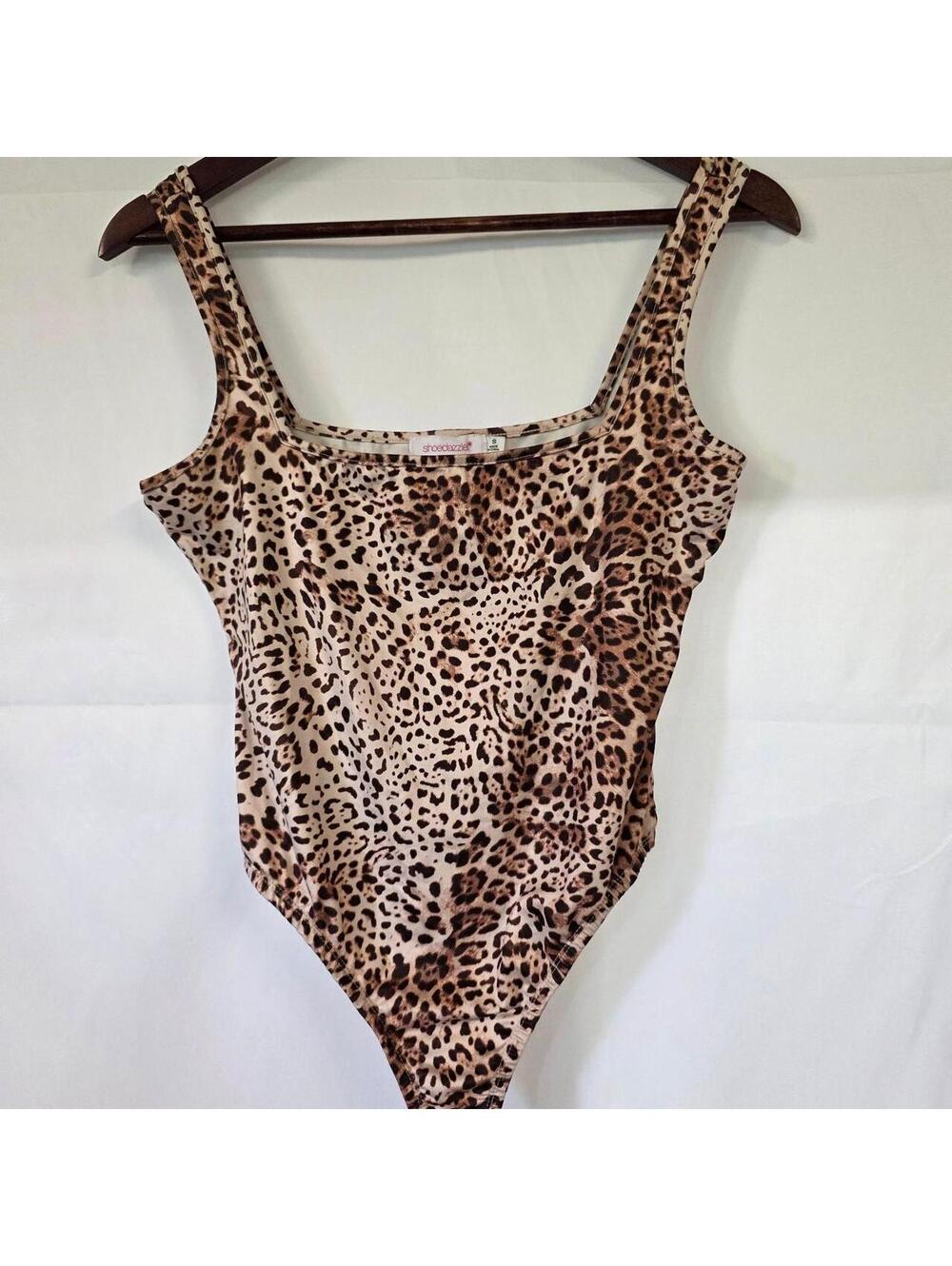 Shoe Dazzle leopard print bodysuit in size S #animalprint #bodysuit